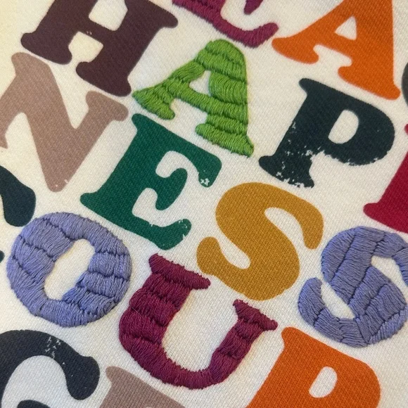 Anthropologie Garima Dhawan Sz XS Love Peace Happiness Sweater • NWT! - Picture 8 of 10